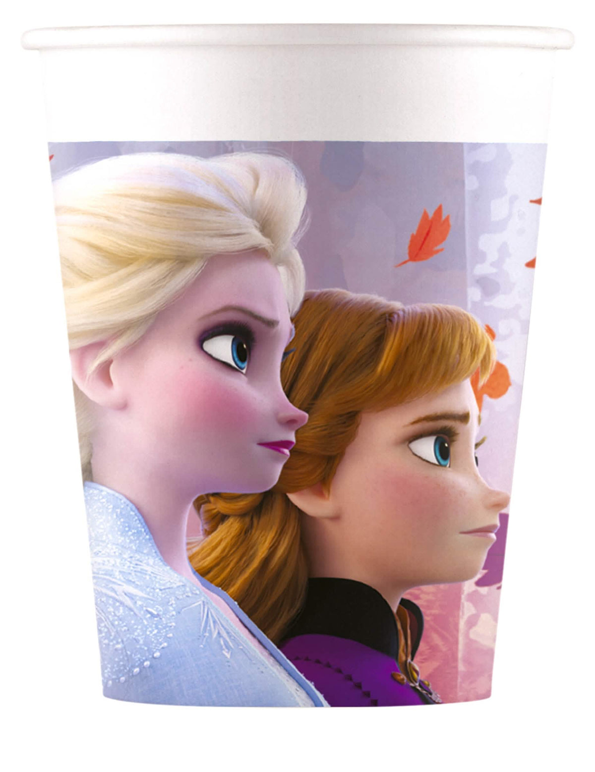Jégvarázs 2 kartonpoharak gyermekeknek Elsa és Anna 200 ml
