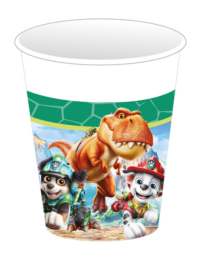 8 db Mancs Őrjárat™ Dino movie 200 ml papírpohár