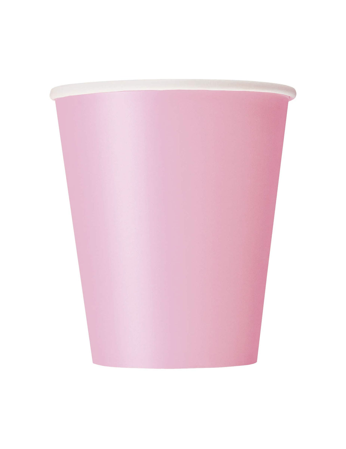 Világos rózsaszín papírpoharak bulihoz 210 ml