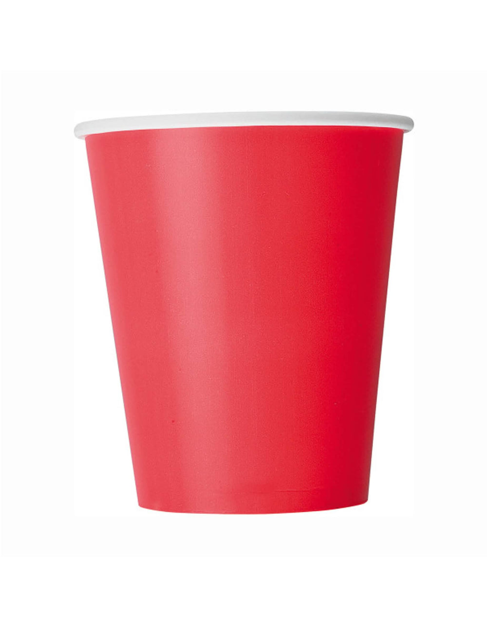 210 ml-es piros karton poharak