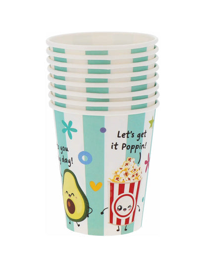 8 db Kawaii Party pohár 250 ml