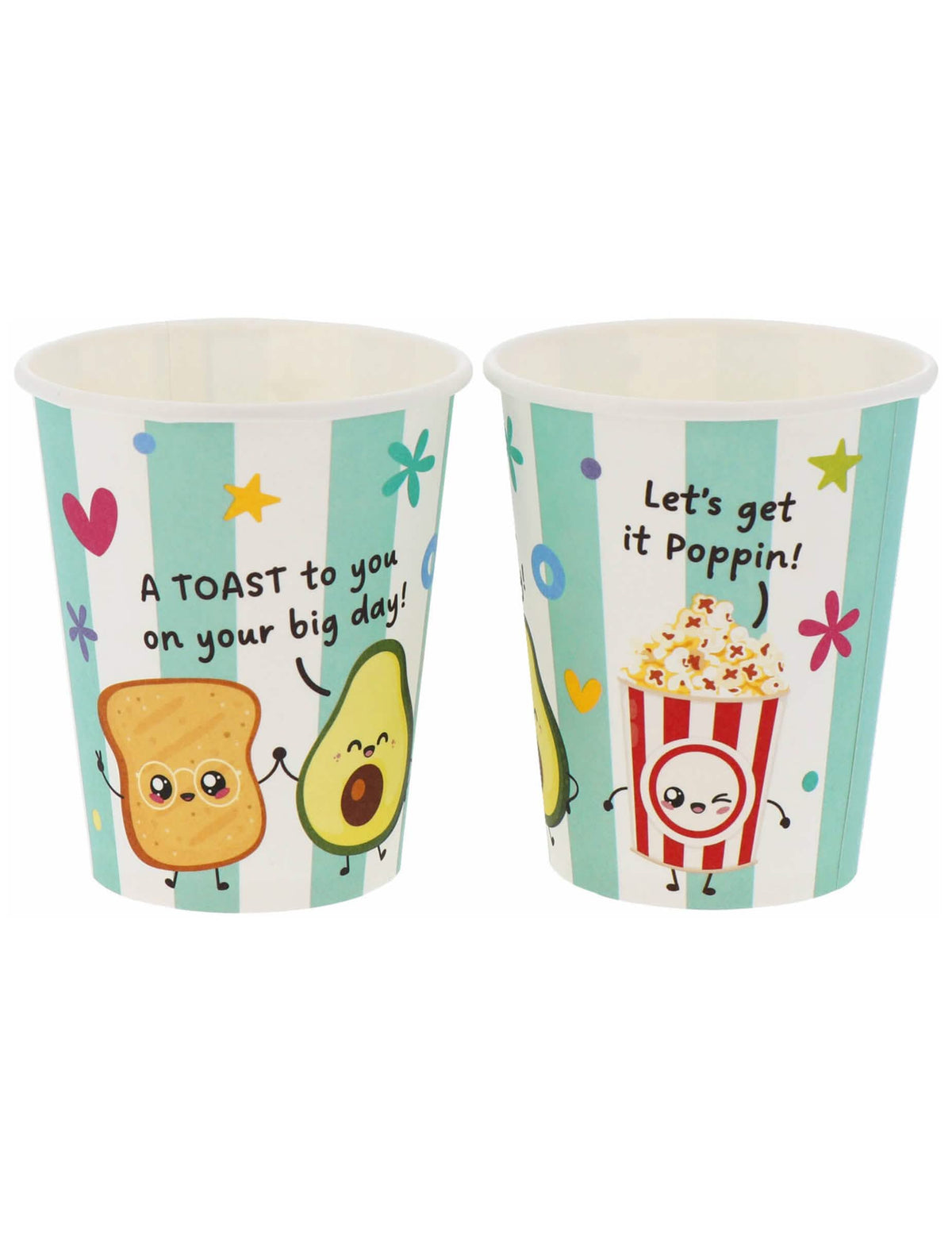 8 db Kawaii Party pohár 250 ml