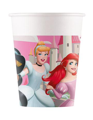 8 Disney™ Hercegnő papírpohár 200 ml 