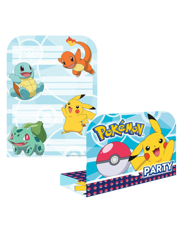 8 Pokémon meghívó és boríték