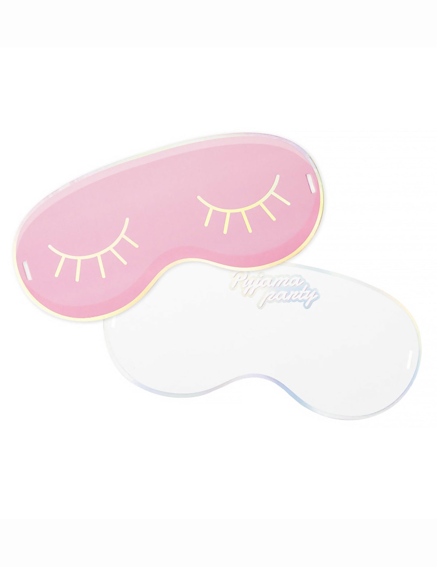 8 maszk alakú pizsamaparti meghívó