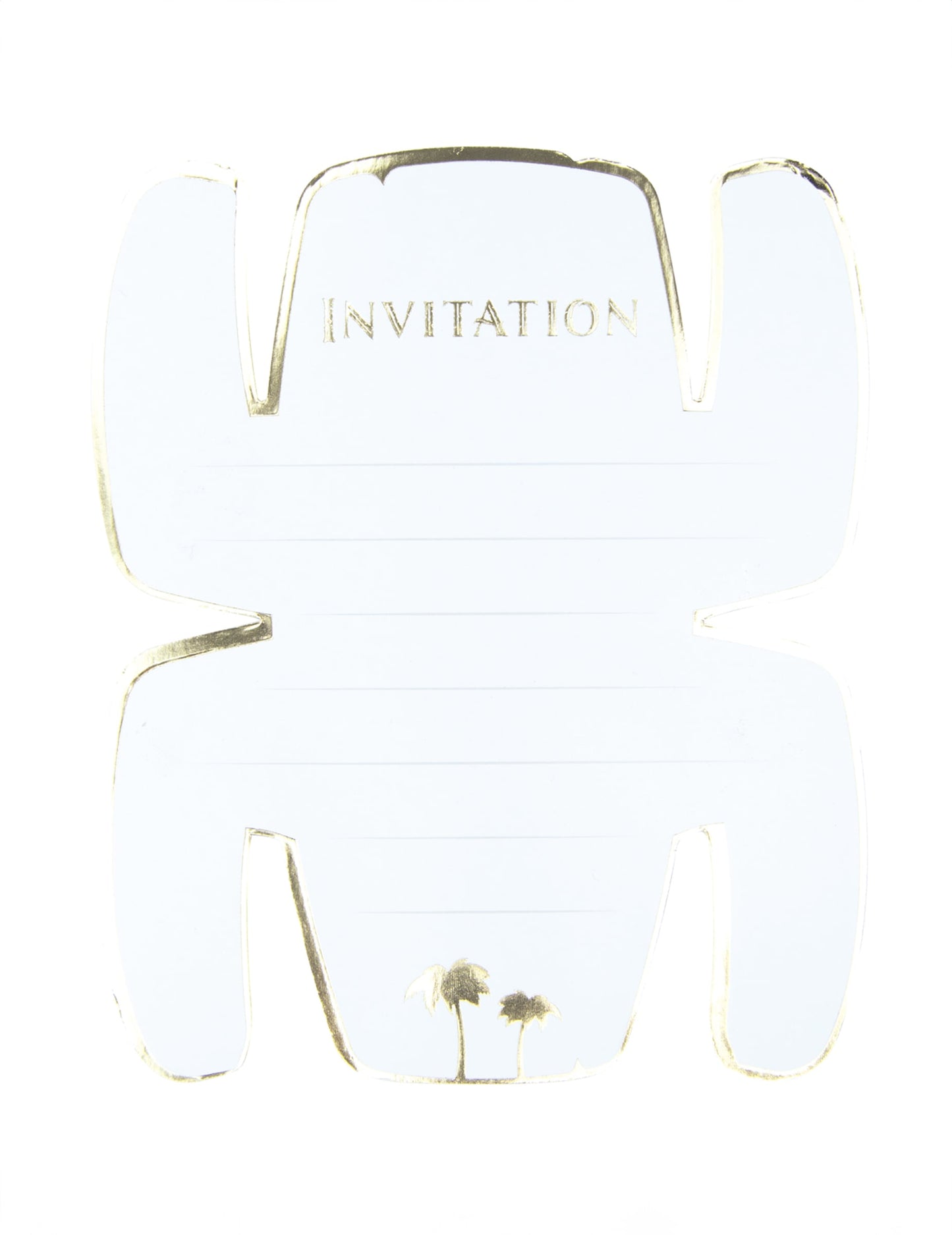 Détail de la zone d'écriture des invitations totem aventurier