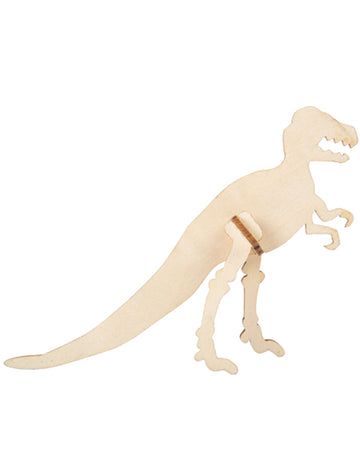 8 db fából készült 3D dinoszaurusz T-Rex névjegykártya születésnapra