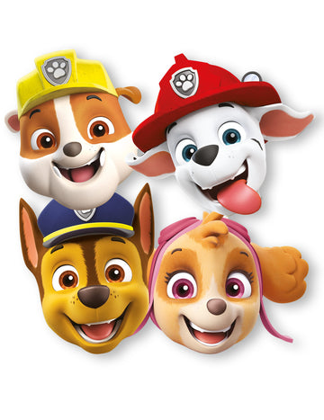 8 db Paw Patrol™ papír álarc 