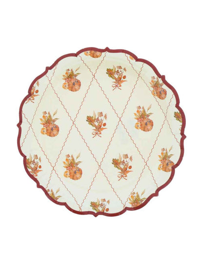 8 Kis papírtányér Cottage Living 18 cm