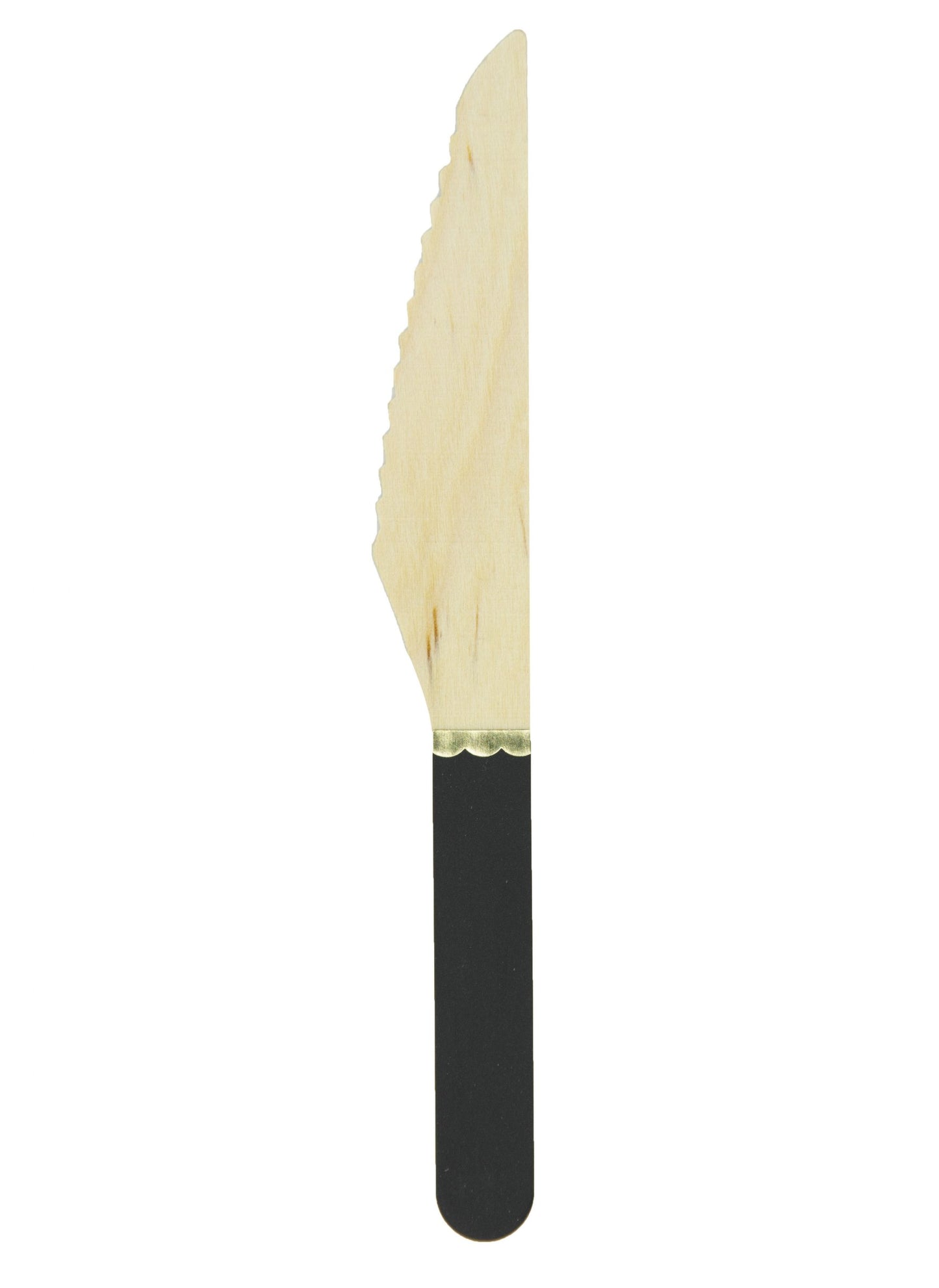 8 kis fekete fa kés 16 cm