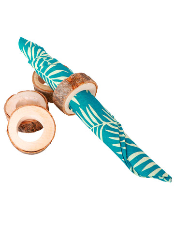 8 db fa szalvétagyűrű 3 x 1,8 cm természetes esküvői ajándékok