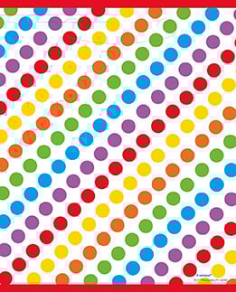 8 darab színes csíkos születésnapi party tasak 18x23 cm 