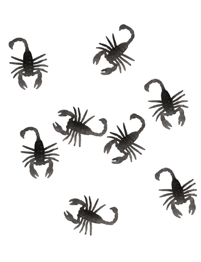 8 fekete skorpió 6 cm
