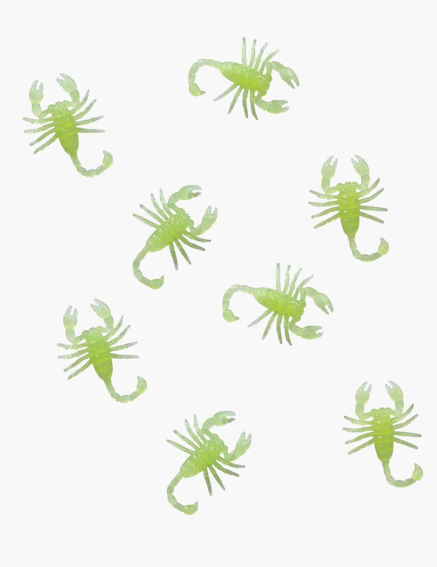 8 Foszforeszkáló Skorpió 5 cm