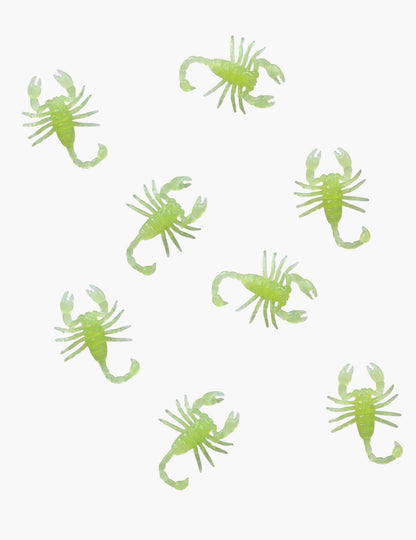 8 Foszforeszkáló Skorpió 5 cm