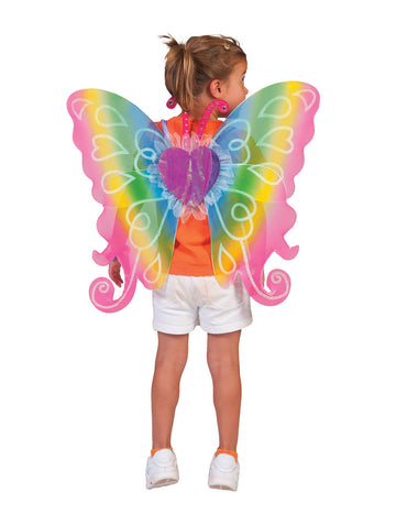 Többszínű szívszárnyak 60 x 54 cm