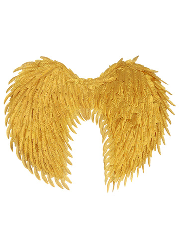 Felnőtt elbűvölő arany angyal szárnyak