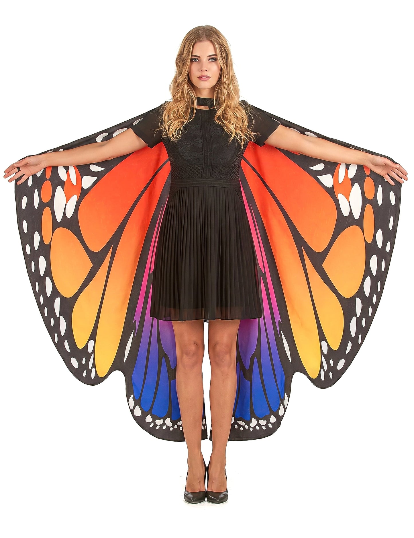 Ailes papillon multicolores adulte