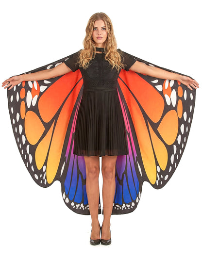 Ailes papillon multicolores adulte
