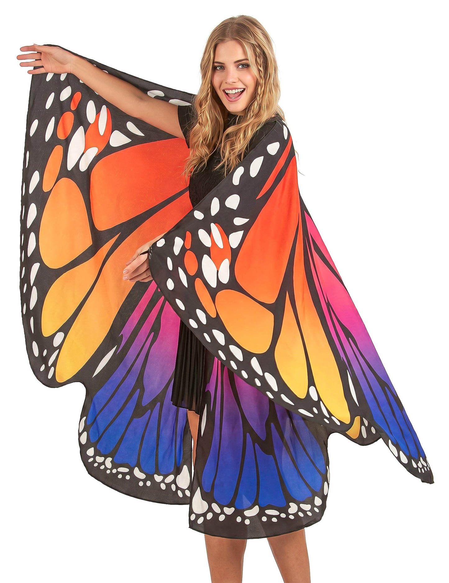 Ailes papillon multicolores adulte
