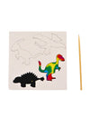 Dinoszauruszos mágikus kifestőkönyv