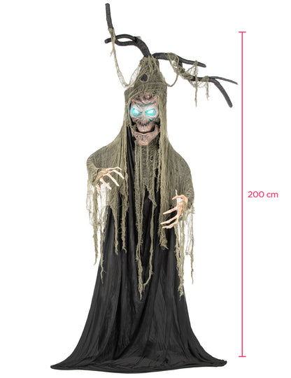 Kísértetjárta fa artikulált fény és hang 2 m Halloween