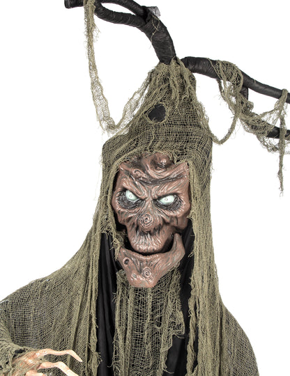 Kísértetjárta fa artikulált fény és hang 2 m Halloween