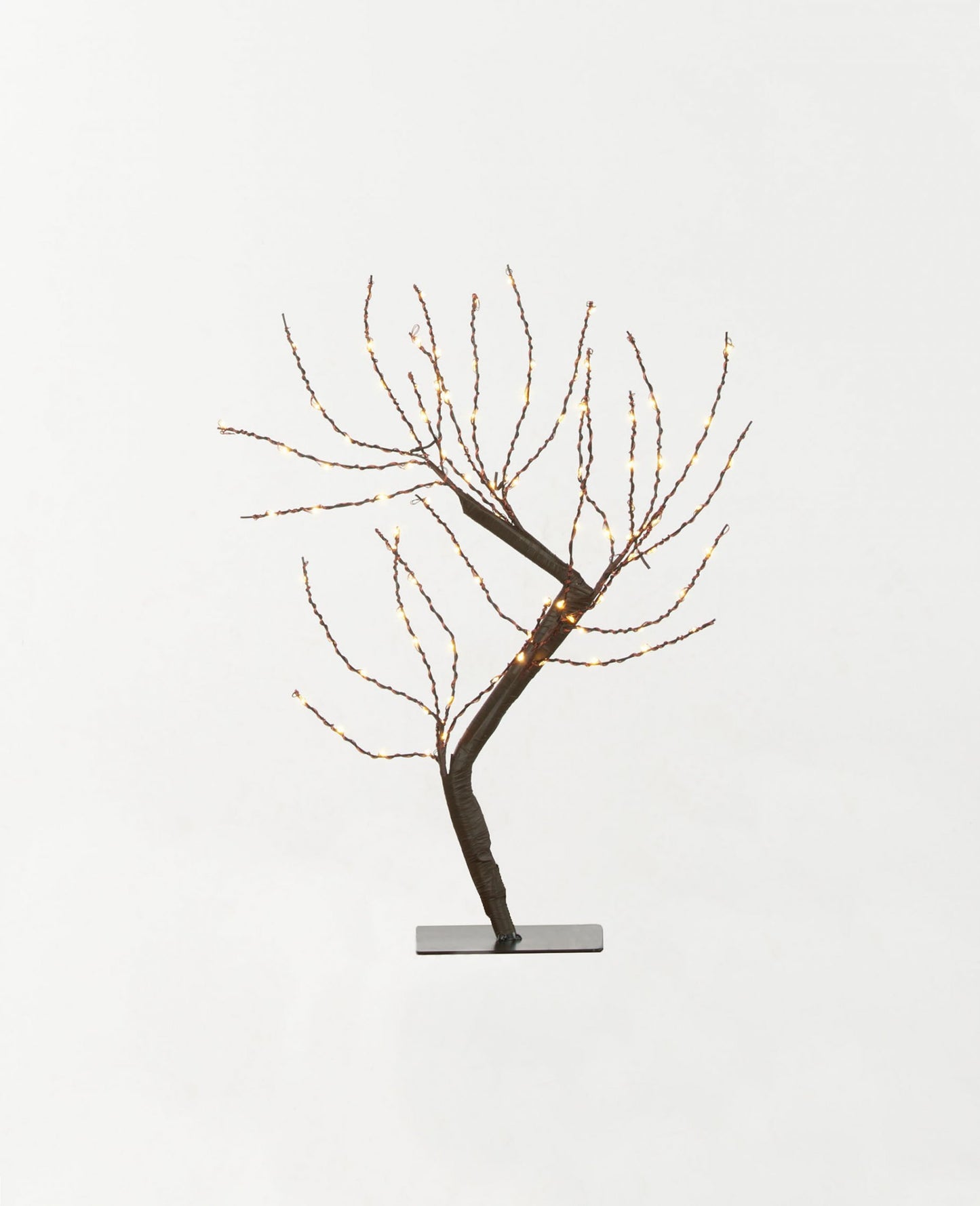Világító fa 100 LED-del, 45 cm meleg fehér