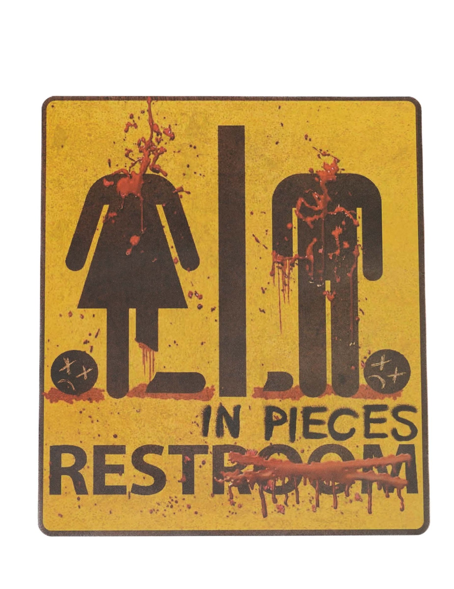 Halloween matrica, darabokban pihenő, 43cm x 30cm