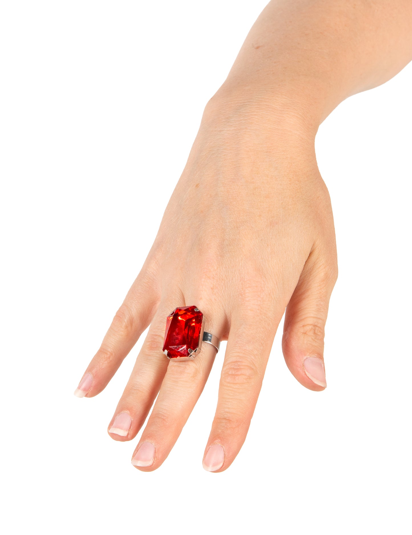 Halloween vörös kőgyűrű