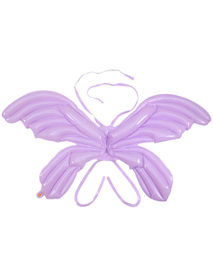 Óriás lila tündérszárny fólia lufi 122 x 89 cm