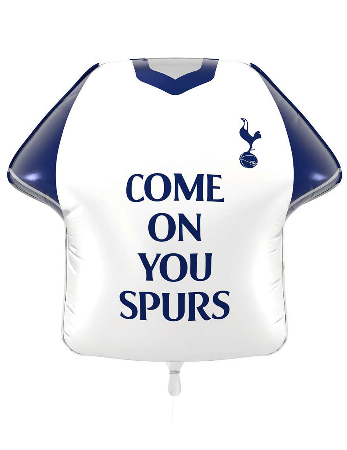 Fehér Tottenham Hotspur Football Club mez alakú fólia lufi 52 x 51 cm