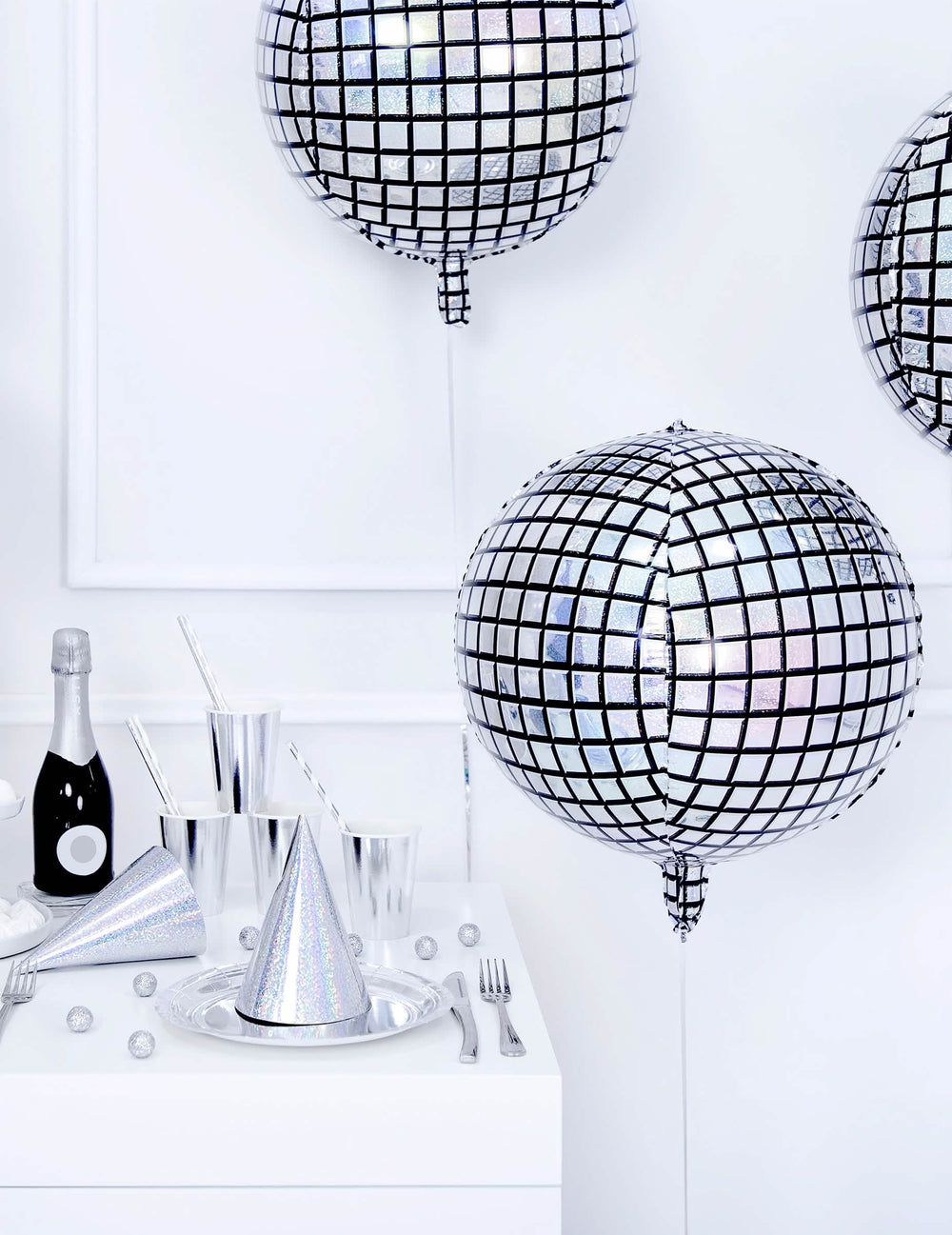 Disco gömb alumínium lufis ünnepi dekoráció