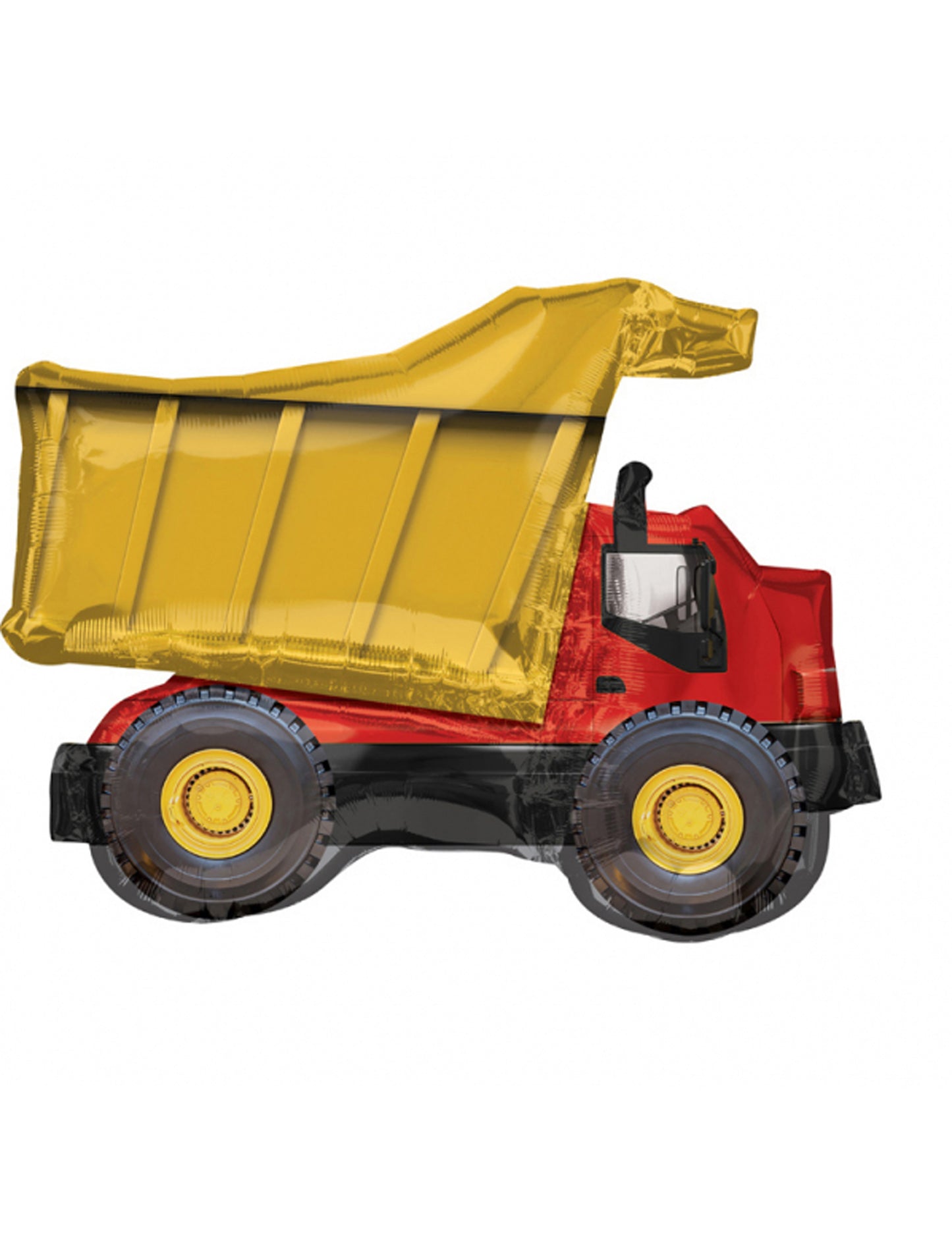 Alumínium golyó, építőipari teherautó, 81 x 63 cm SÁRGA