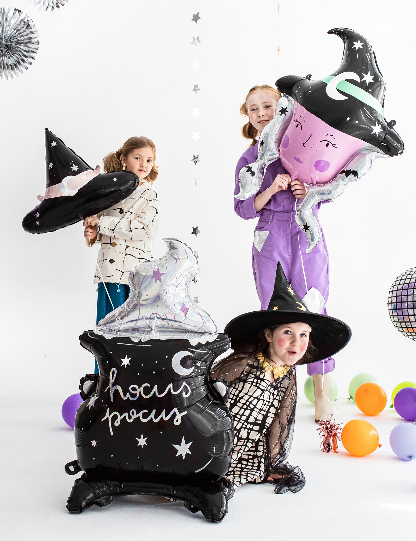 Alumínium ballon boszorkány kalap 66 x 57 cm