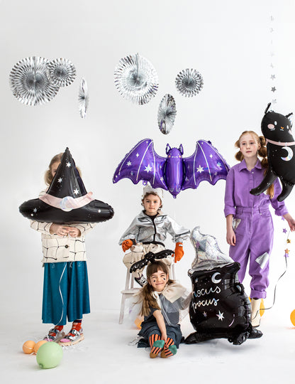 Alumínium ballon boszorkány kalap 66 x 57 cm