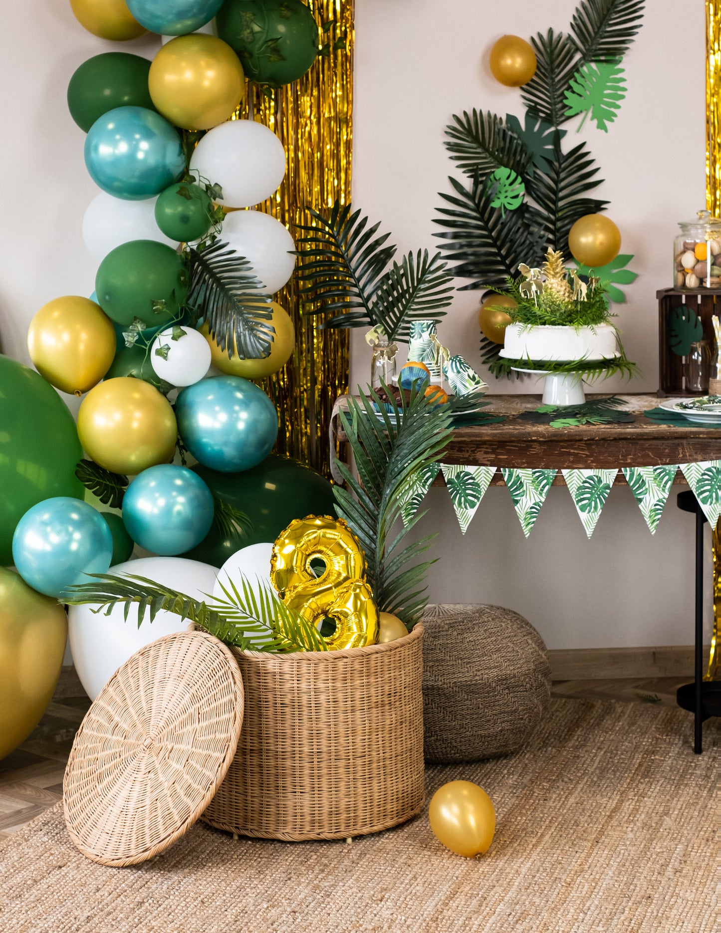 Alumínium ballon arany 33 cm ábra