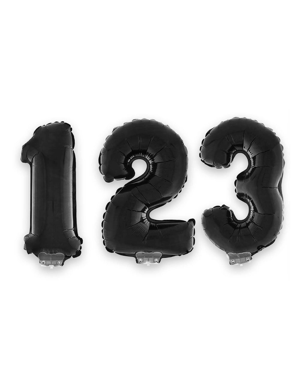 Alumínium szám fekete ballon