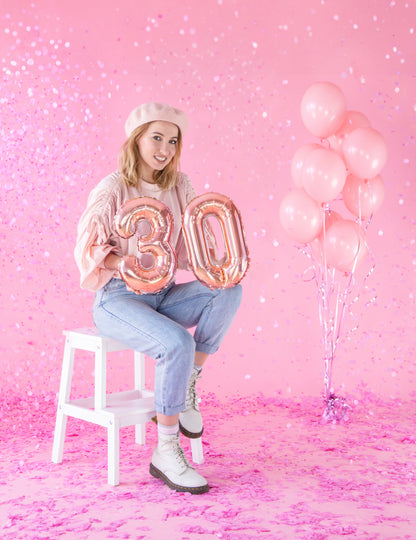 Alumínium ballon rózsa arany 36 cm