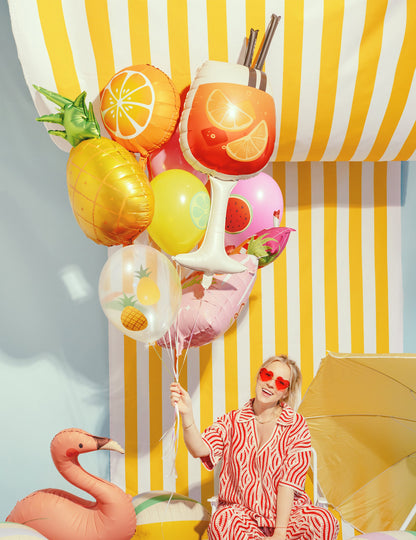 Spritz koktél alumíniumballon 34 x 100 cm