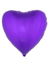 Ballon aluminium coeur violet
