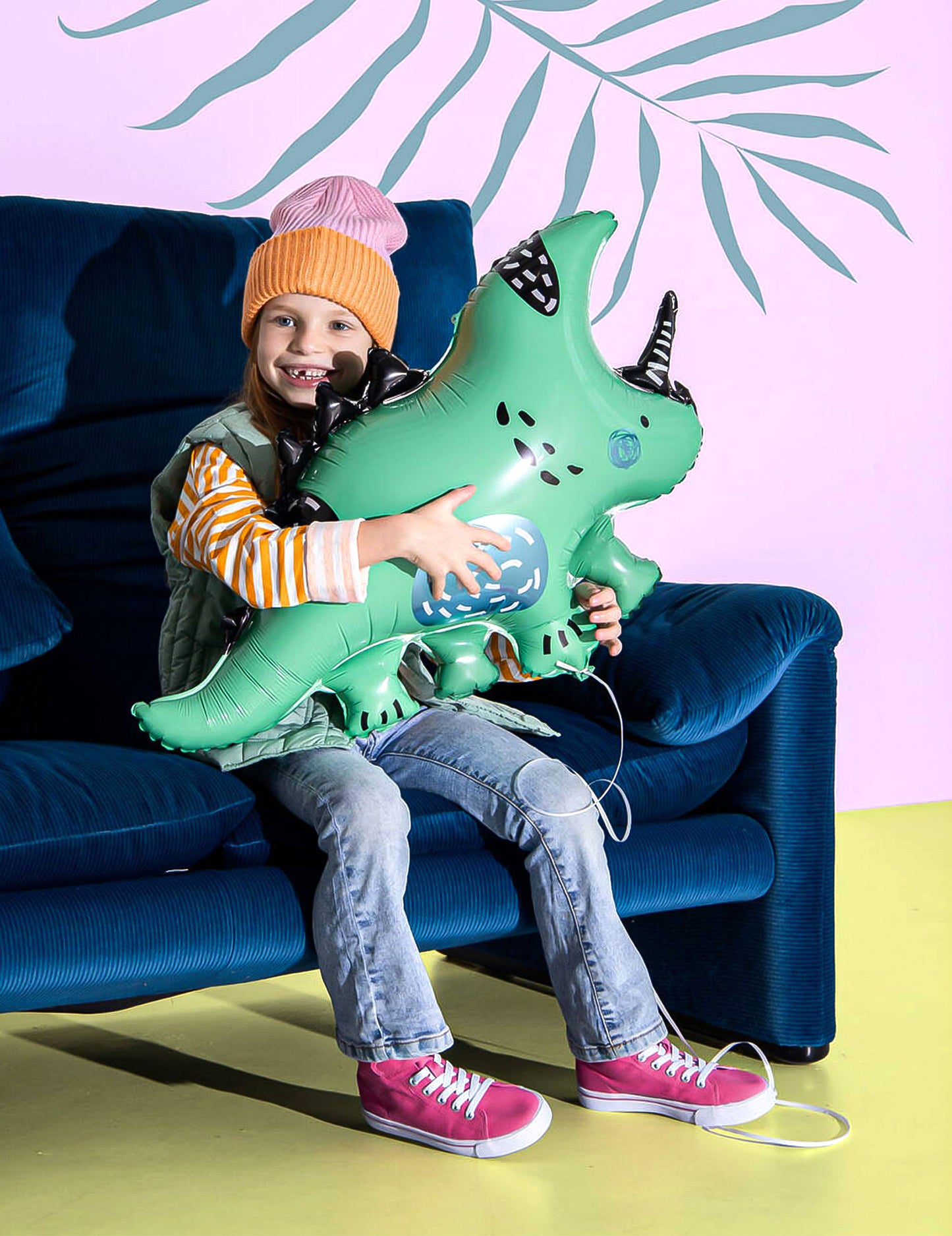 Dino alumíniumballon 76 x 44 cm