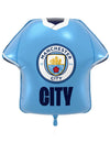 Ballon aluminium en forme de maillot Manchester City Football Club 52 x 51 cm