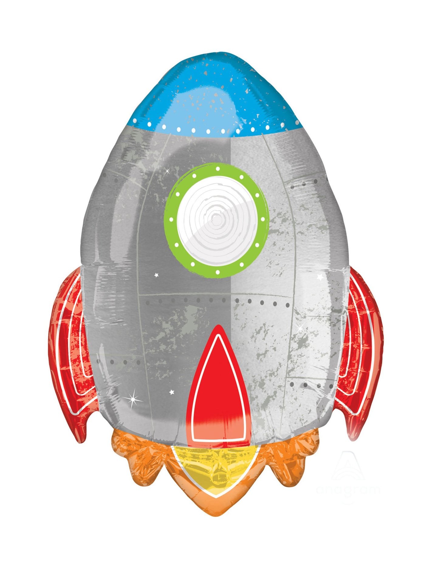 Alumínium lufirakéta utazás az űrbe 53 x 73 cm űrhajós téma
