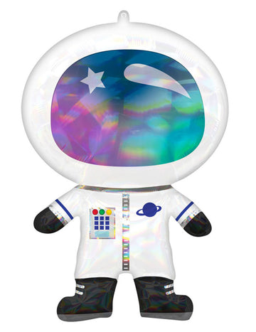 Óriás űrhajós alumínium golyó 76 x 50 cm