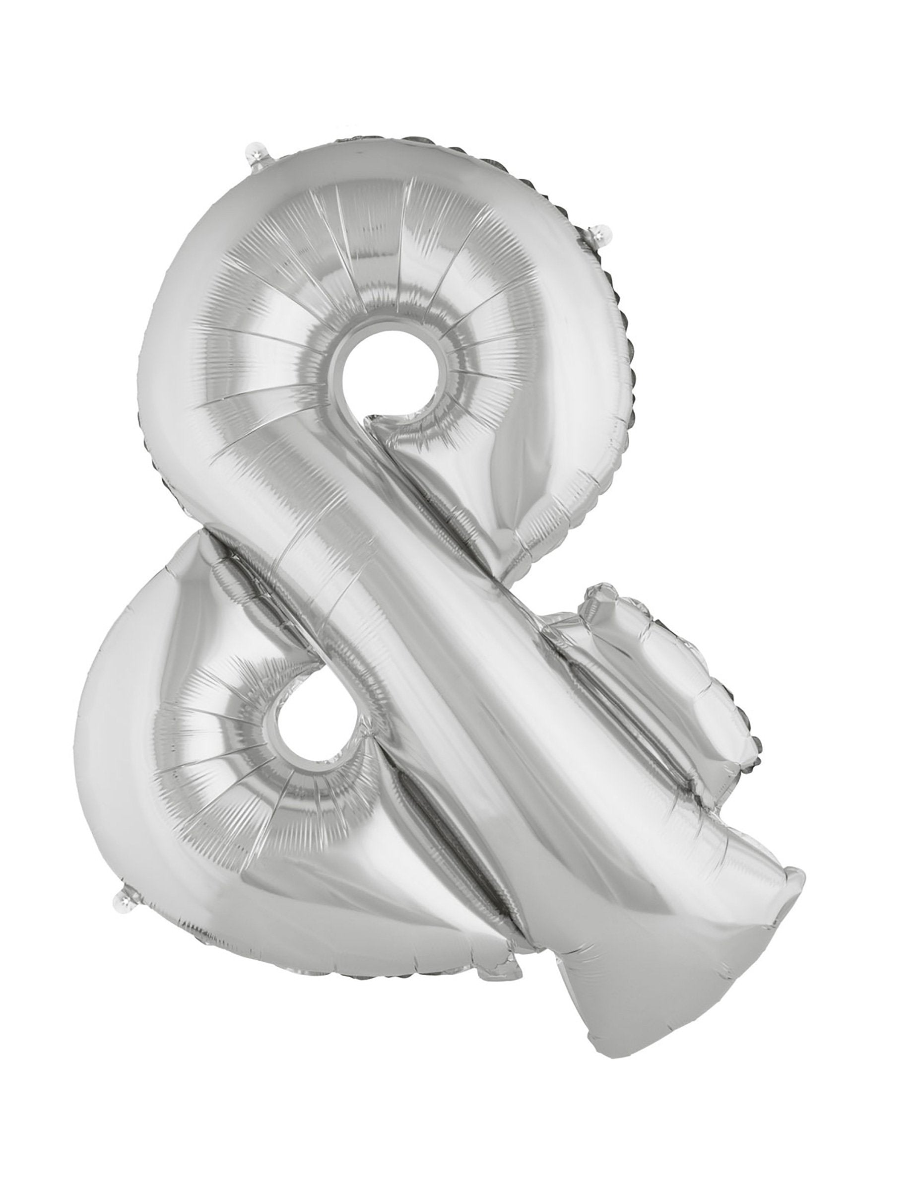 Ballon aluminium géant symbole & pour fête argent