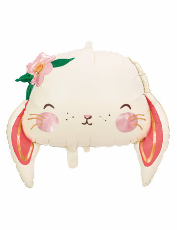 Aranyos nyuszi fólia lufi 65 x 55 cm hélium és levegő