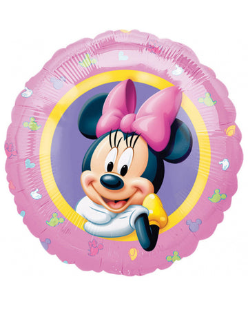 Pasztell minnie 43 cm -es alumínium ballon