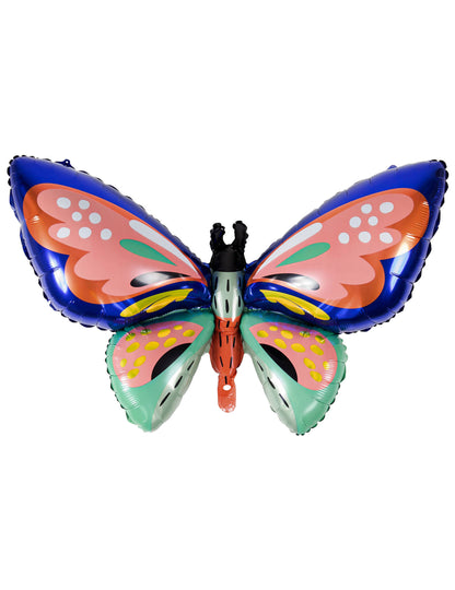 Pillangó alakú alumínium lufi 88 x 54 cm