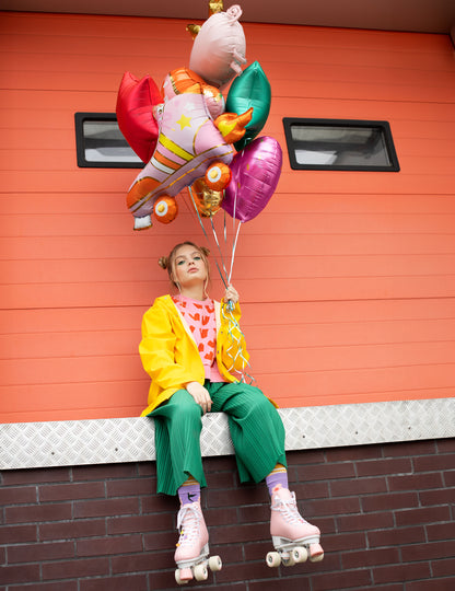 Alumínium ballongolyó 74 cm -es ruletten